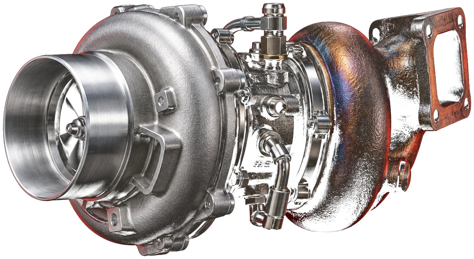 Assembled turbocharger